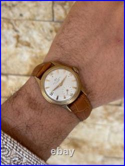 D. F. Ancien cadran texturé art déco mécanique 15 bijoux 33 mm années 60