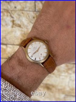 D. F. Ancien cadran texturé art déco mécanique 15 bijoux 33 mm années 60