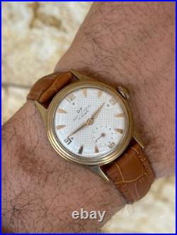 D. F. Ancien cadran texturé art déco mécanique 15 bijoux 33 mm années 60