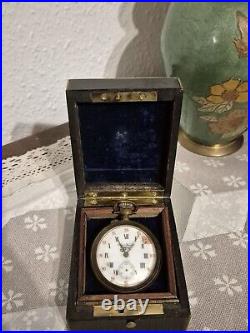 Ecrin À Bijoux Ancien Napoleon III Pour Montre À Gousset