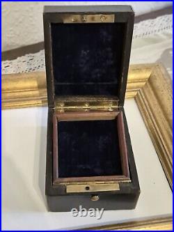 Ecrin À Bijoux Ancien Napoleon III Pour Montre À Gousset