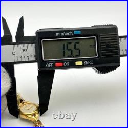 Élégante montre pour femme SEIKO ton or quartz bijoux analogiques style ancien