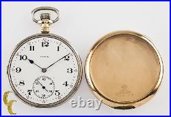 Elgin Ouvert Visage 14K or Jaune Ancien Poche Montre Gr 315 12S 15 Bijou