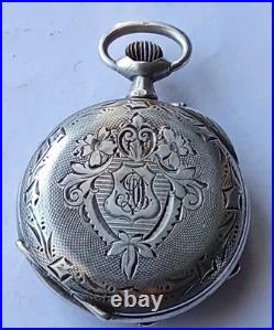 FRANCE / Ancienne Montre Gousset / Objet / Bijoux / Collection Argent poinçon