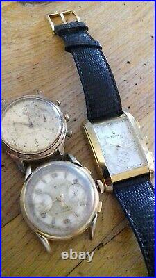 Fond d horloger Montre chronographe ancienne BULOVA pour pieces ou a restaurer