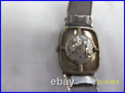 Gents Vintage LONGINES 17 Jewels 12 Dia Stainless Steel Wind Up Watch Runs good