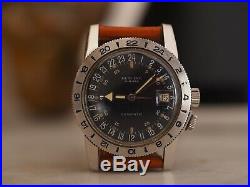Glycine Airman 1960s vintage watch gmt montre ancienne pilot