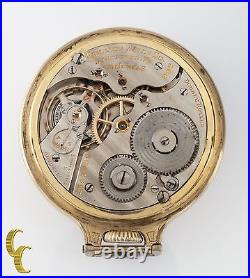 Hamilton Ouvert Visage or Rempli Ancien Poche Montre Grade 992E Size 16 21 Bijou