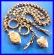 Jewelry-Old-XIX-Watch-Chains-Lot-Bijoux-Anciens-Chaines-De-Montre-Napoleon-Pl-Or-01-ibn