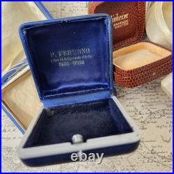Lot 6 Ecrins Boites A Bijoux Anciens Bague Montre Pendentif Jewel Case Box