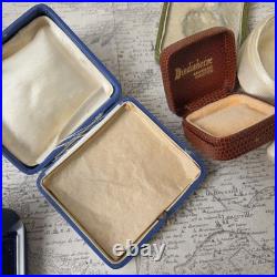 Lot 6 Ecrins Boites A Bijoux Anciens Bague Montre Pendentif Jewel Case Box