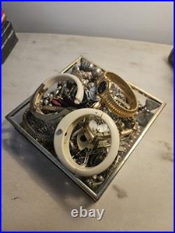 Lot bijoux anciens vintage & modernes + montres mécaniques argent fantaisie