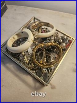 Lot bijoux anciens vintage & modernes + montres mécaniques argent fantaisie