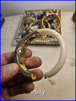 Lot bijoux anciens vintage & modernes + montres mécaniques argent fantaisie