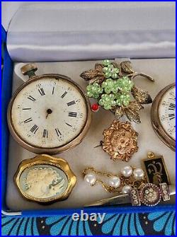 Lot bijoux et montres anciennes