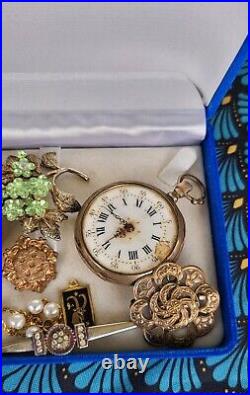 Lot bijoux et montres anciennes