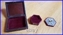 Lot d'Écrins Montres, Bagues et Bijoux anciens Antique Vintage watch case box