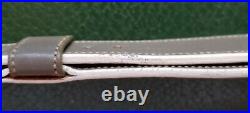 Lot de 2 montres Wyler vintage conique 16 mm bracelet en cuir gris avec garniture blanche