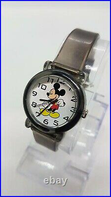 MICKEY MOUSE LORUS montre vintage, rare old LORUS par Seiko Disney Watch Gold Tone