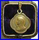 Medaille-pendentif-ancien-trefle-porte-bonheur-Vierge-or-18-carats-French-750-01-bx