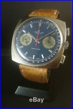 Montre Ancienne Breitling Top Time Vintage Watch Révisée Serviced
