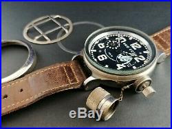Montre Ancienne Cccp Vintage Big Watch 70's Zlatoust Diver With Box
