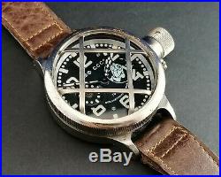 Montre Ancienne Cccp Vintage Big Watch 70's Zlatoust Diver With Box