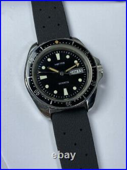 Montre Ancienne Plongée Vintage Diver Watch Style Monnin Rare Bakelite Herma