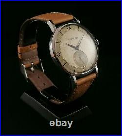 Montre Ancienne Vintage Watch Big Jaeger Lecoultre 50's Manual Wind