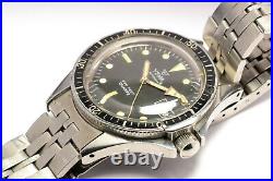 Montre Ancienne Yema Superman R Quartz Fe8121 990 Feet Vintage Diver Watch