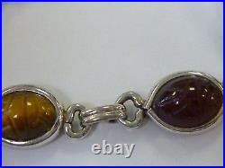Montre Bracelet Vintage Telix 21 Bijoux Avec Pierres Polies
