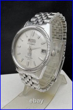 Montre Citizen Crystal Seven automatique vintage 21 bijoux homme ancienne