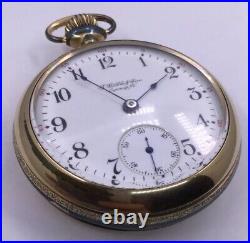 Montre De Poche Vintage 1904 À Face Ouverte Illnios (w266)