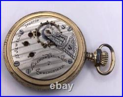 Montre De Poche Vintage 1904 À Face Ouverte Illnios (w266)