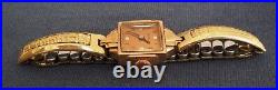 Montre Femme Windup Vintage Benrus Remplie d'Or Fonctionne Femmes Mécanique Suisse