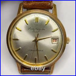 Montre Homme Orient Ancienne Calendrier Porte-Bonheur 17 Bijoux Remontage