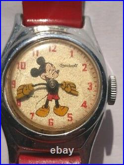 Montre Mickey Mouse Vintage avec étiquette de prix originale attachée