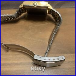 Montre Seiko Laurel Ancienne 17 Bijoux Boîtier Rectangulaire Vintage Dress