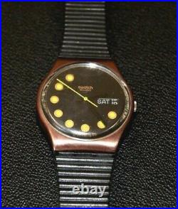 Montre Vintage Swatch 1989 Bright Lights heure précise