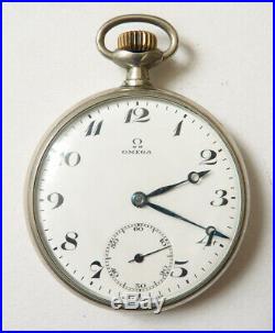 Montre à gousset de poche OMEGA ancienne Art Deco 1920 pocket watch