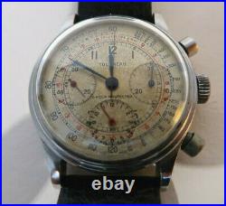 Montre ancienne Chronographe Tourneau Breitling Aviateur circa 1940