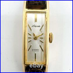 Montre ancienne Lady Seiko 19 bijoux remontage manuel modèle 153200 ton or