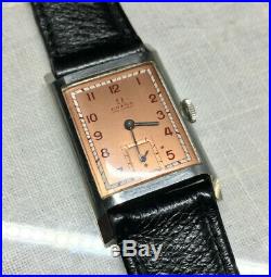Montre ancienne OMEGA TANK T17 Calibre 20F Vintage Art Deco Swiss watch