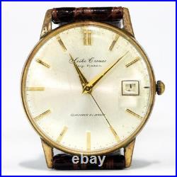 Montre ancienne SEIKO Chronos Selfdater 21 bijoux plaqué or Japon pièces déta