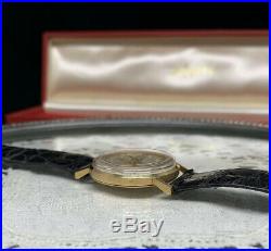 Montre ancienne ZENITH 1950 Or 18k 750 Vintage Gold Swiss watch Manual Full Set