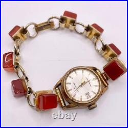 Montre ancienne femme SEIKO Chorus Calendar remontage manuel 21 bijoux