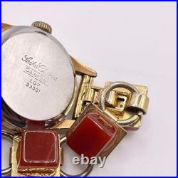 Montre ancienne femme SEIKO Chorus Calendar remontage manuel 21 bijoux