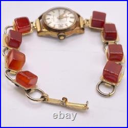 Montre ancienne femme SEIKO Chorus Calendar remontage manuel 21 bijoux