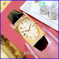 Montre-bracelet ancienne homme Bulova remontage manuel 17 bijoux plaqué or