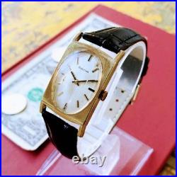 Montre-bracelet ancienne homme Bulova remontage manuel 17 bijoux plaqué or